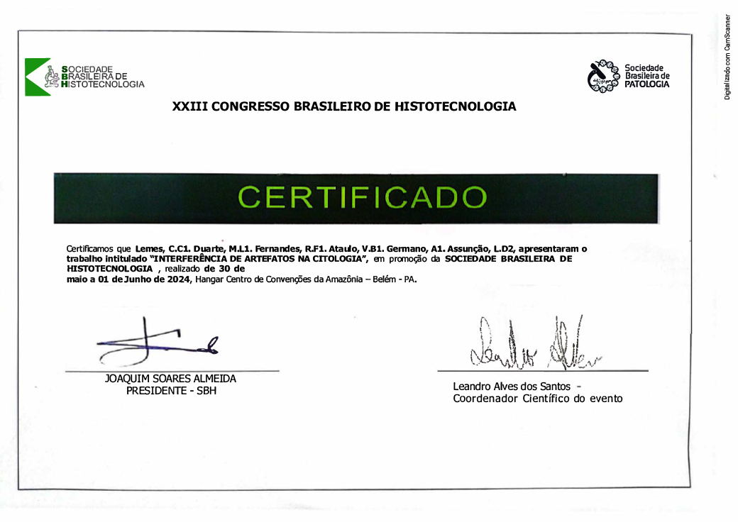 XXIII Congresso Brasileiro de Histotecnologia